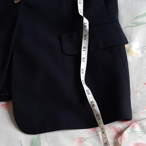 Calvin Klein size 12 Large navy blue blazer - Picture 2 of 4